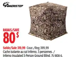 Canadian Tire Ameristep Inferno Insulated 3-Person Ground Blind offer