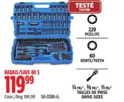Canadian Tire Mastercraft General Use Socket Sets offer