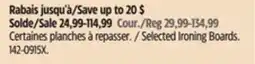 Canadian Tire Type A Selected Ironing Boards offer