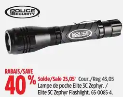 Canadian Tire Elite 3C Zephyr Flashlight offer