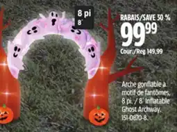 Canadian Tire For Living 8´ Inflatable Ghost Archway offer