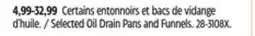 Canadian Tire Flo Selected Oil Drain Pans and Funnels offer