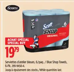 Canadian Tire Scott Blue Shop Towels offer