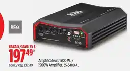 Canadian Tire 1500W Amplifier offer