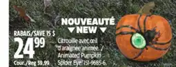 Canadian Tire Animated Pumpkin Spider Eye offer