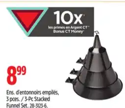 Canadian Tire 3-Pc Stacked Funnel Set offer