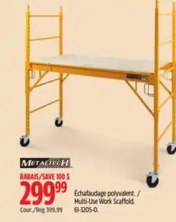 Canadian Tire MetalTech Multi-Use Work Scaffold offer