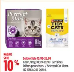 Canadian Tire Selected Cat Litter offer