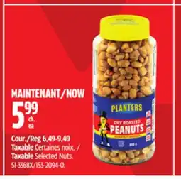 Canadian Tire Planters Taxable Selected Nuts offer
