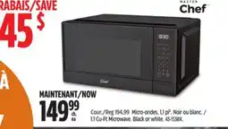 Canadian Tire MasterChef 1.1 Cu-Ft Microwave offer