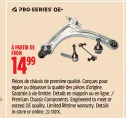 Canadian Tire Pro-Series oe Premium Chassis Components offer