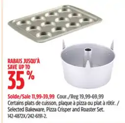 Canadian Tire Selected Bakeware, Pizza Crisper and Roaster Set offer
