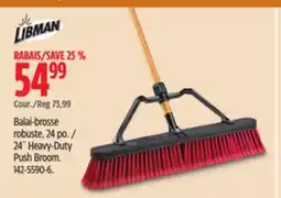 Canadian Tire Libman 24˝ Heavy-Duty Push Broom offer