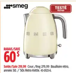 Canadian Tire Smeg '50s Retro Kettle offer