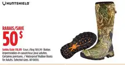 Canadian Tire Huntshield Waterproof Rubber Boots for Adults offer