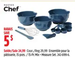 Canadian Tire Master Chef 15-Pc Mix + Measure Set offer