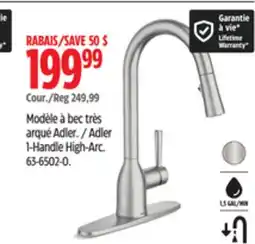 Canadian Tire Moen Adler 1-Handle High-Arc offer