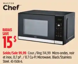 Canadian Tire MASTER Chef 0.7 Cu-Ft Microwave offer
