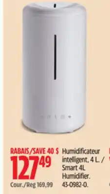 Canadian Tire NOMA Smart 4L Humidifier offer