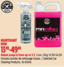 Canadian Tire Chemical Guys Selected Car Cleaning Products offer