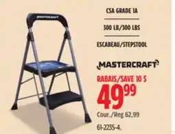 Canadian Tire Mastercraft PRO 2 Step Stool Grade 1A, 300lb offer