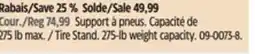 Canadian Tire Certified Tire Stand offer