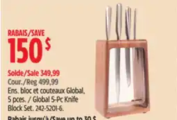 Canadian Tire Global 5-Pc Knife Block Set offer