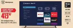 Canadian Tire Westinghouse Roku Smart TV offer