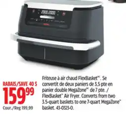 Canadian Tire Ninja FlexBasket Air Fryer offer