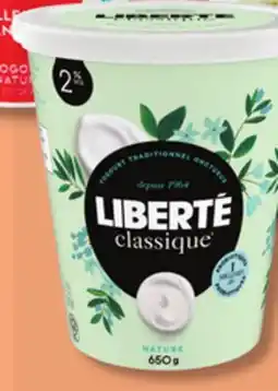 IGA YOGOURT LIBERTÉ CLASSIQUE offer