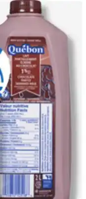 IGA QUÉBON CHOCOLATE MILK offer