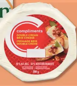 IGA COMPLIMENTS CHEESE offer