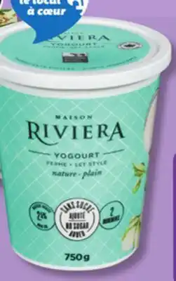 IGA MAISON RIVIERA YOGURT offer