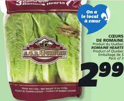 IGA ROMAINE HEARTS offer