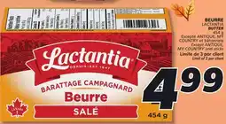 IGA LACTANTIA BUTTER offer