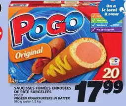 IGA POGO FROZEN FRANKFURTERS IN BATTER offer