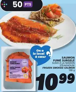 IGA STEAKHOUSE FROZEN SMOKED SALMON offer