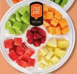 IGA C'EST PRÊT! CUT VEGETABLE OR FRUIT CAROUSEL offer