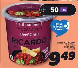 IGA RICARDO BEEF CHILI offer