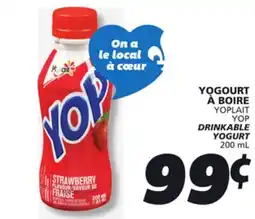 IGA YOPLAIT YOP DRINKABLE YOGURT offer