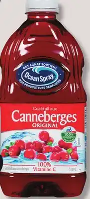 IGA OCEAN SPRAY FRUIT COCKTAIL offer