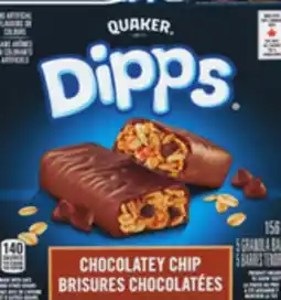 IGA QUAKER DIPPS GRANOLA BARS offer
