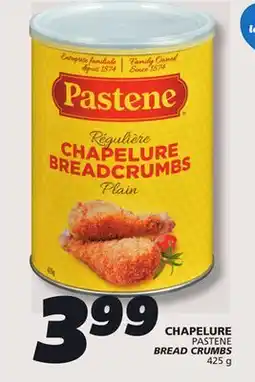 IGA PASTENE BREAD CRUMBS offer