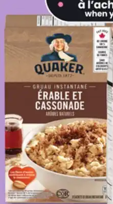 IGA QUAKER INSTANT OATMEAL offer