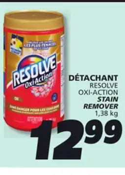 IGA RESOLVE OXI-ACTION STAIN REMOVER offer