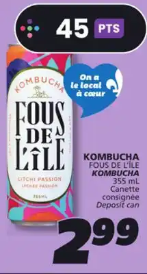 IGA FOUS DE L'ÎLE KOMBUCHA offer