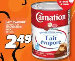 IGA CARNATION EVAPORATED MILK offer