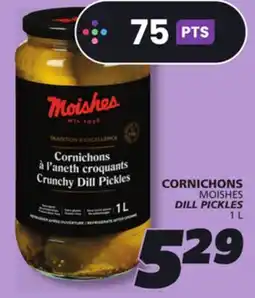 IGA MOISHES DILL PICKLES offer