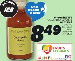 IGA CASSANDRA LOIGNON DRESSING offer