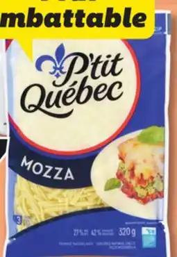 IGA P'TIT QUÉBEC SHREDDED CHEESE offer